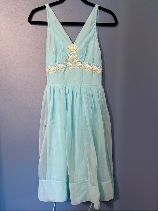 Vogue Creation by Beauty Form Dresses & Skirts - Vintage fairy slip dress with floral appliqué